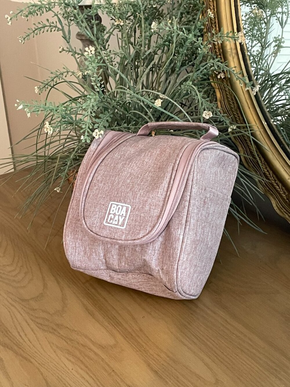 Mauve Small Hanging Toiletry Bag BOACAY